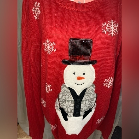 Karen Scott Snowman Sweater - Picture 4 of 4